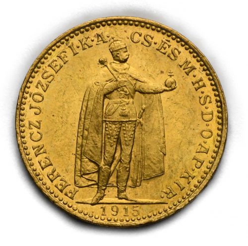 20 Koruna Františka Josefa I. 1915 KB