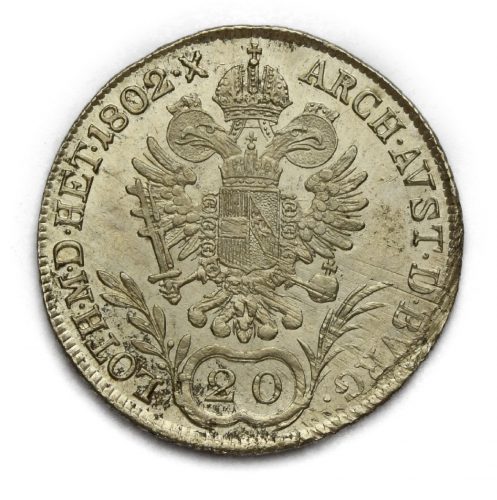 20 Krejcar František II. 1802 B