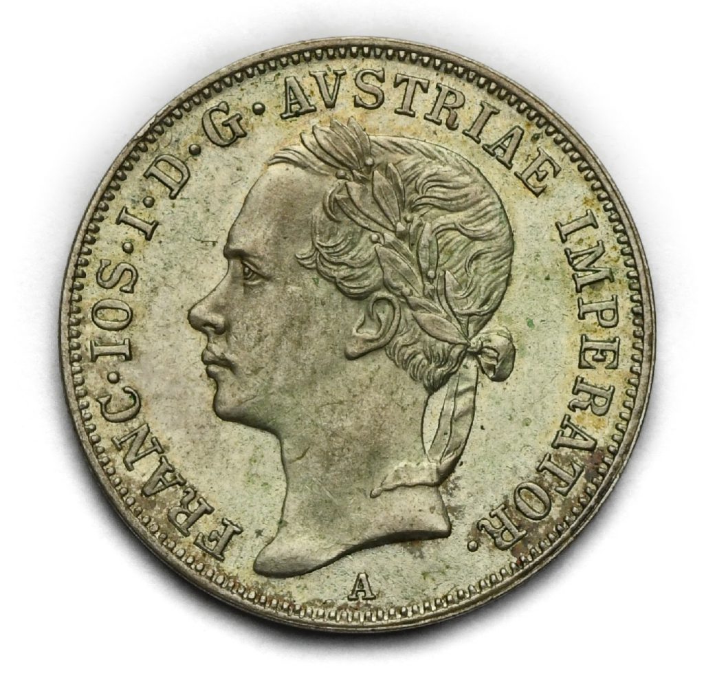 20 Krejcar Františka Josefa I. 1852 A – Hlava doleva