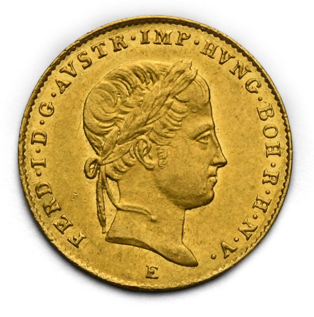 Dukát Ferdinand V. 1839 E