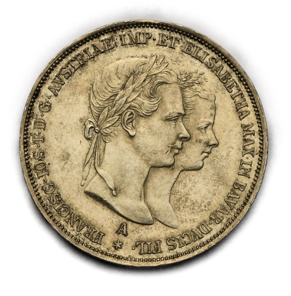 Svatební 2 Zlatník Františka Josefa I. 1854A