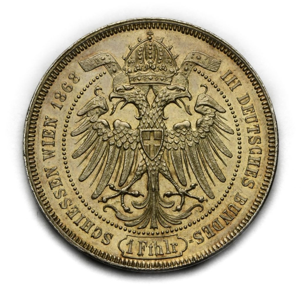 Tolar 1868 – Cena III. Německých spolkových střeleckých závodů ve Vídni