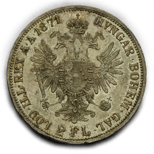 2 Zlatník František Josef I. 1871A