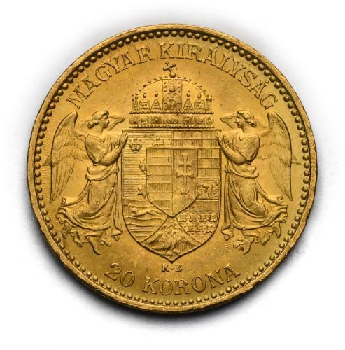20 Koruna Františka Josefa I. 1896 KB