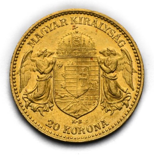 20 Koruna Františka Josefa I. 1908 KB
