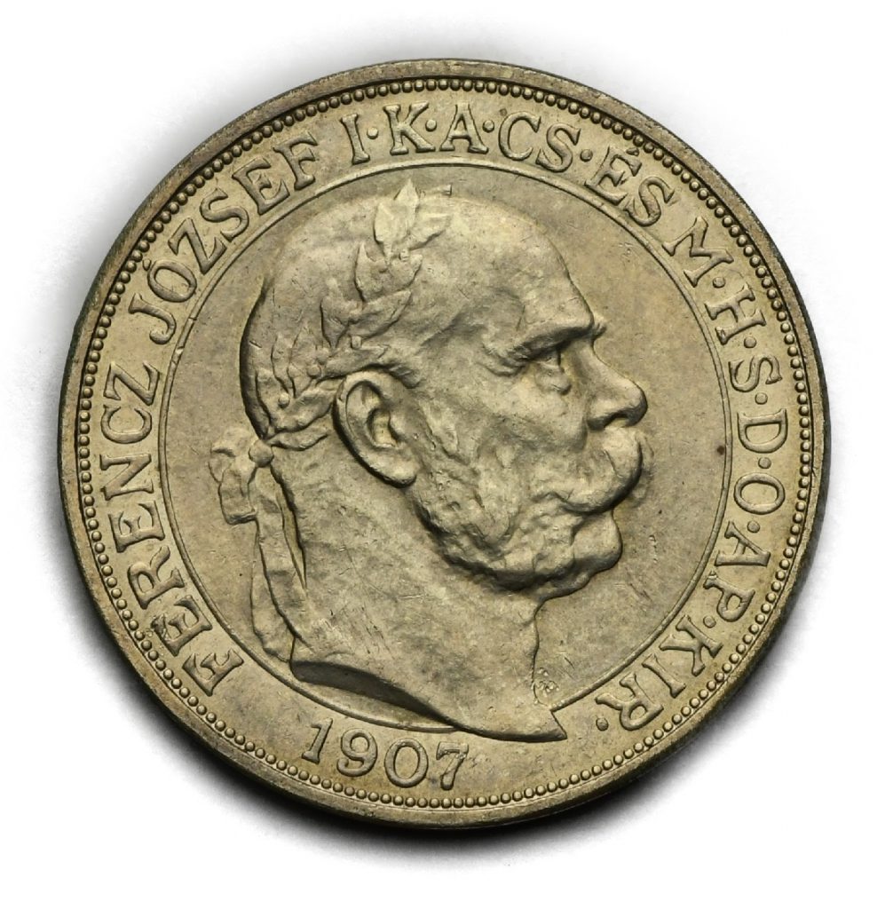 5 Koruna František Josef I. 1907 – 40. výročí korunovace