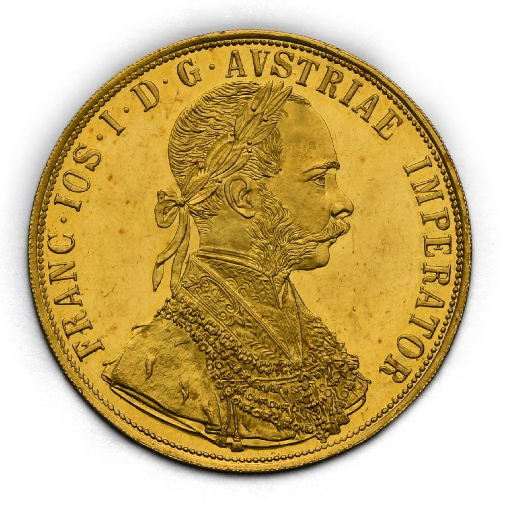 4 Dukát Františka Josefa I. 1915 – Původní ražba