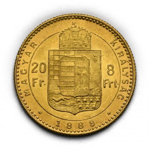 8 Zlatník František Josef I. 1888 KB