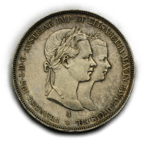 Svatební 2 Zlatník František Josef I. 1854 A