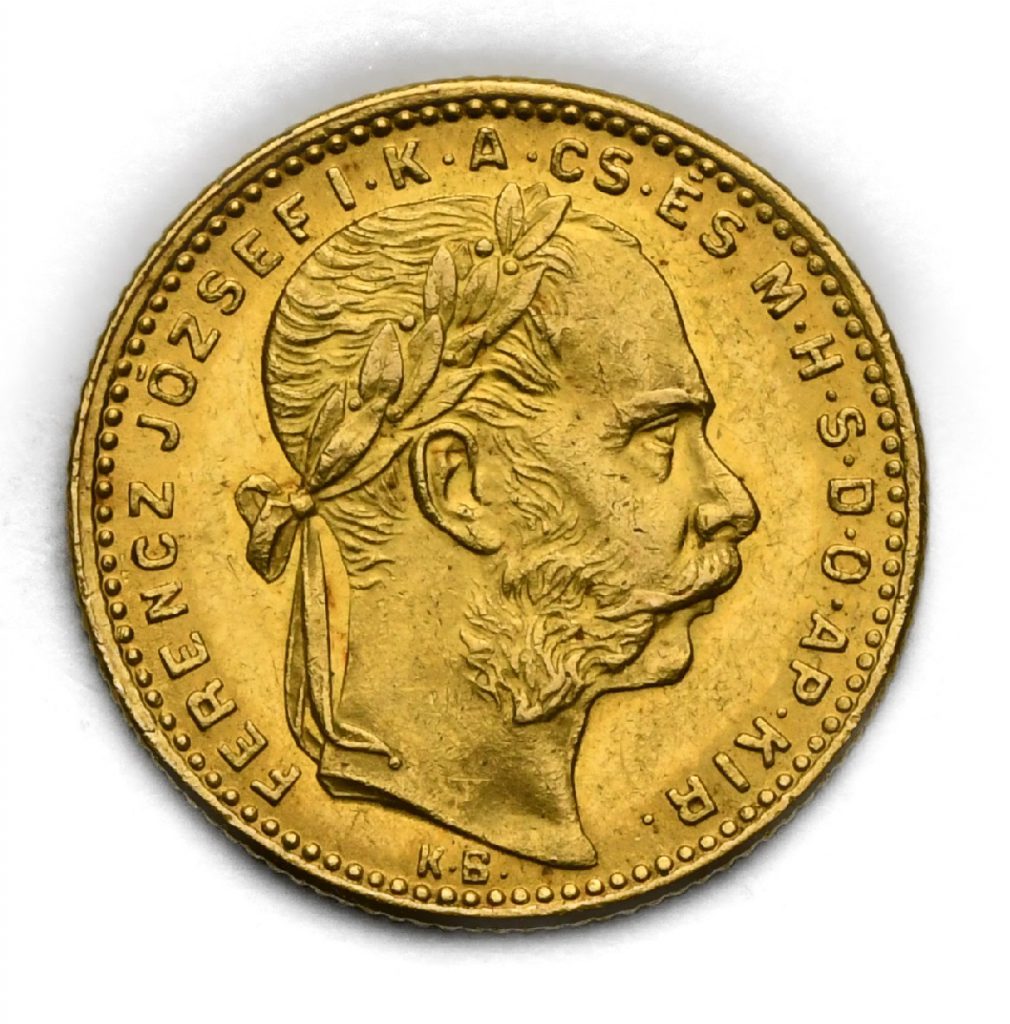8 Zlatník František Josef I. 1884 KB
