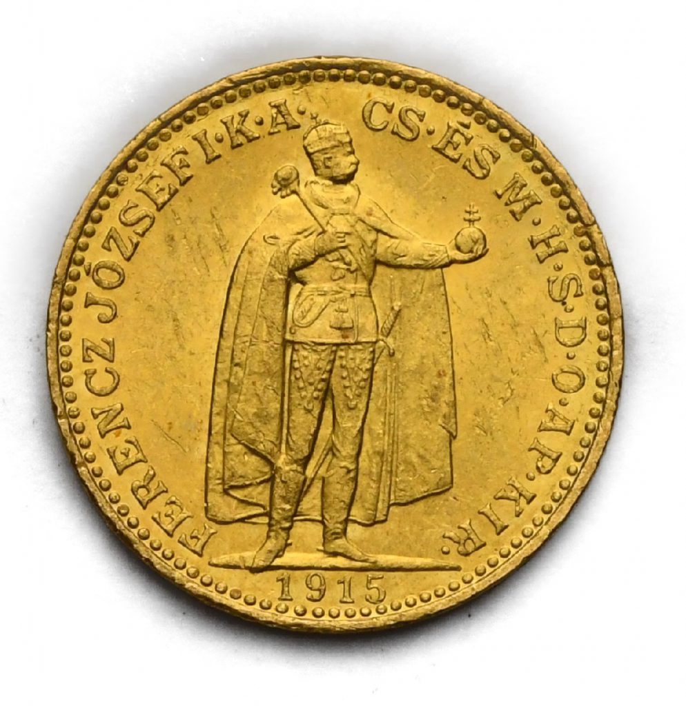 20 Koruna Františka Josefa I. 1915 KB