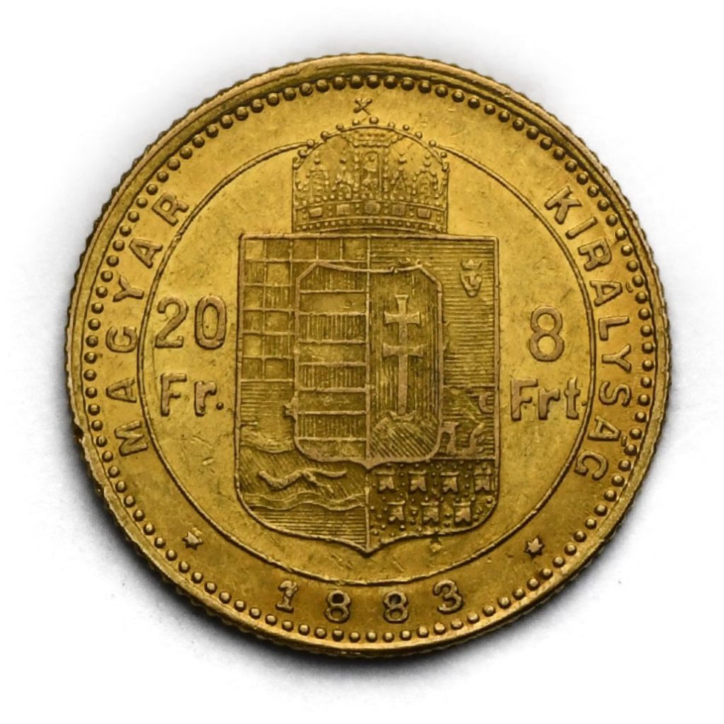 8 Zlatník František Josef I. 1883 KB