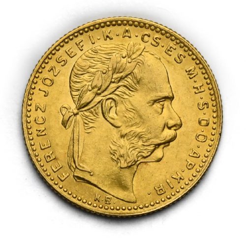 8 Zlatník Františka Josefa I. 1891 KB – Se znakem Fiume