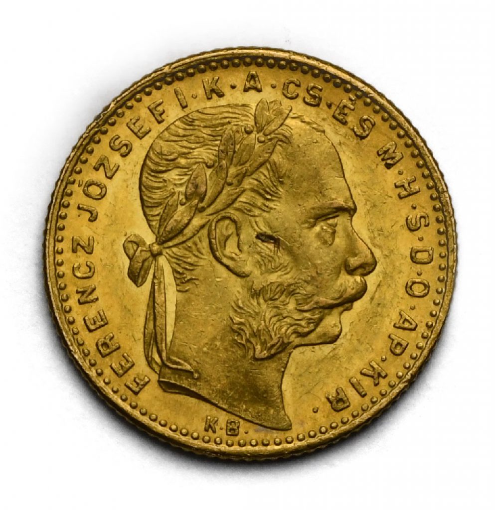 8 Zlatník František Josef I. 1882 KB