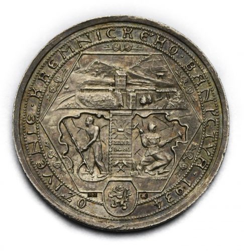 Stříbrná medaile Malá – Oživení kremnického banictva 1934