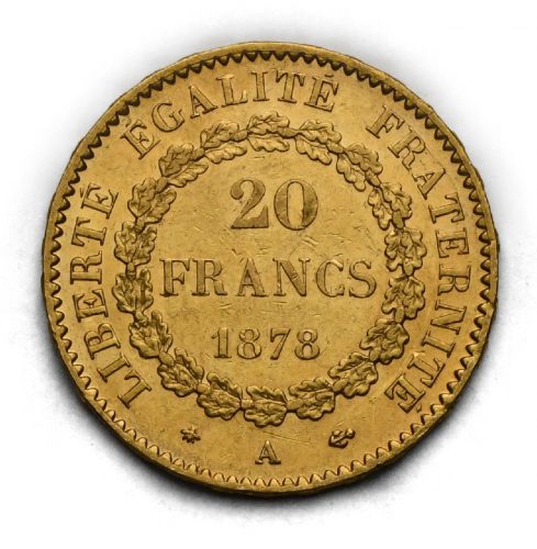 20 Frank Anděl – 1878