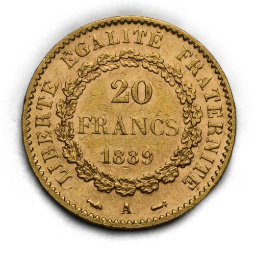 20 Frank Anděl – 1889