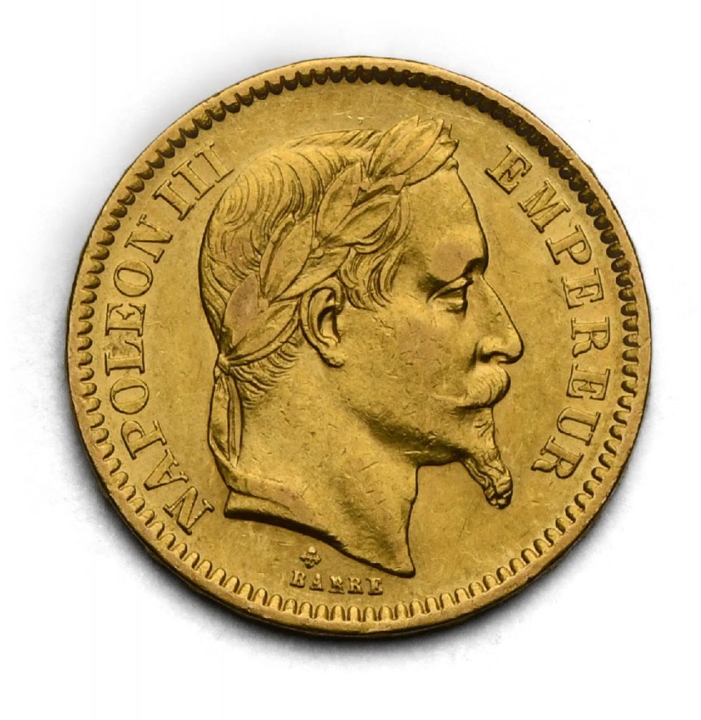 20 Frank Napoleon III. 1864