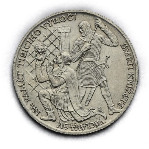Stříbrná medaile – 1000. výročí smrti svatého Václava 1929