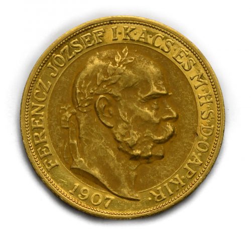 100 Koruna František Josef I. 1907 – 40. výročí korunovace