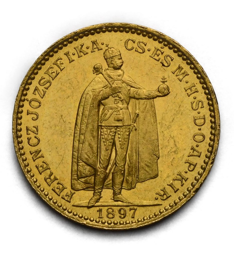 20 Koruna Františka Josefa I. 1897 KB