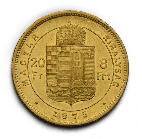 8 Zlatník František Josef I. 1875 KB