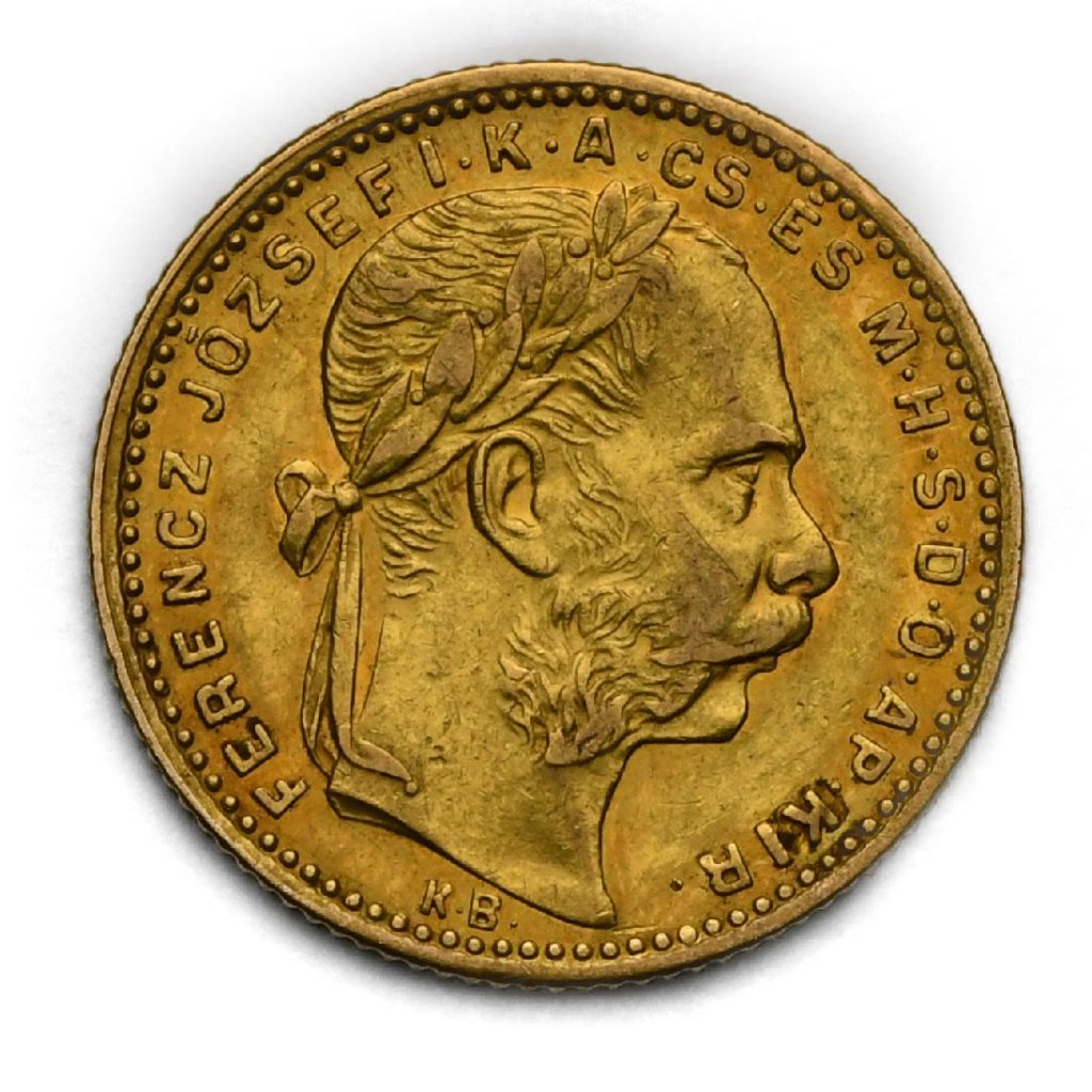 8 Zlatník František Josef I. 1884 KB