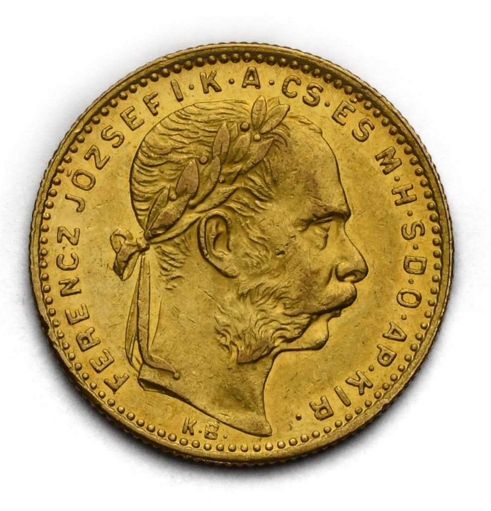 8 Zlatník František Josef I. 1887 KB