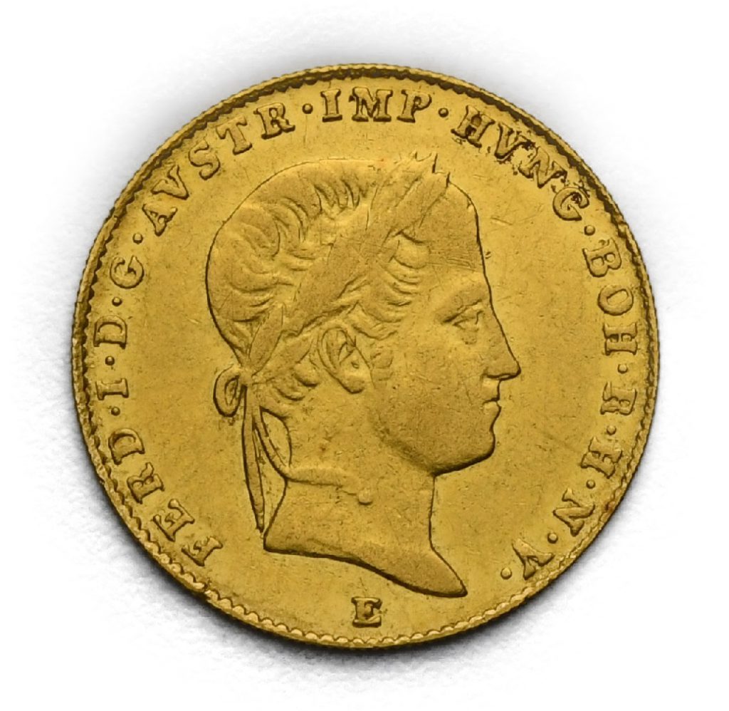 Dukát Ferdinand V. 1844 E