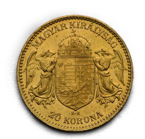 20 Koruna Františka Josefa I. 1908 KB
