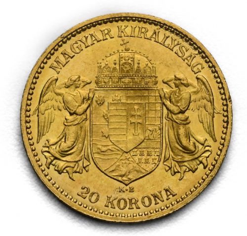 20 Koruna Františka Josefa I. 1909 KB