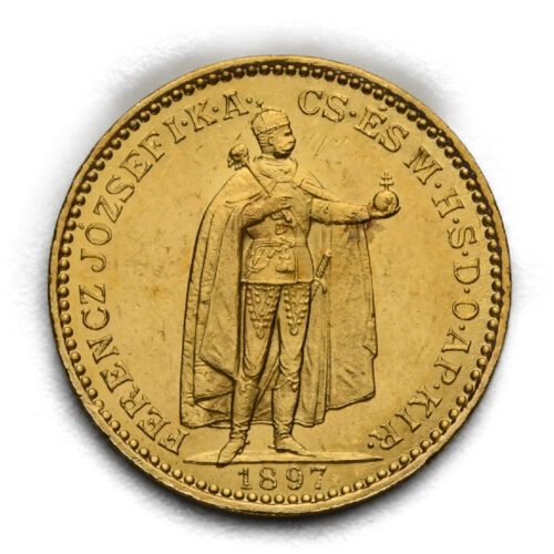 20 Koruna Františka Josefa I. 1897 KB