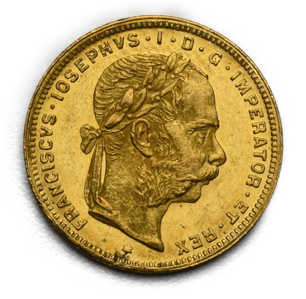 8 Zlatník František Josef I. 1887