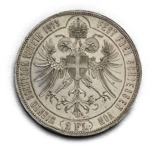 2 Zlatník 1873 – Střelecké závody ve Vídni k 25. výročí vlády Františka Josefa I.