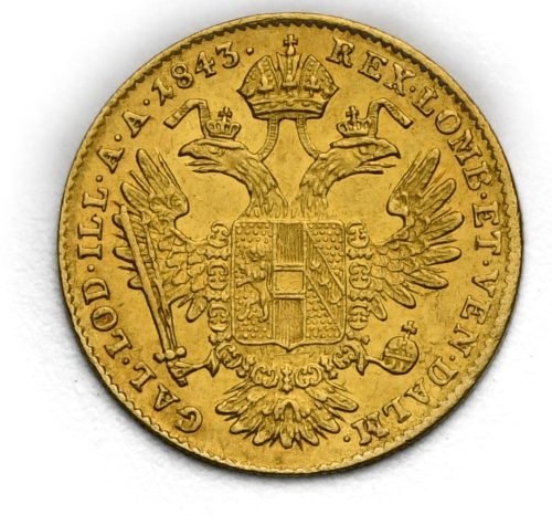 Dukát Ferdinand V. 1843 E