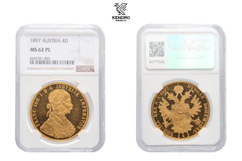 4 Ducats 1897. Vienna.