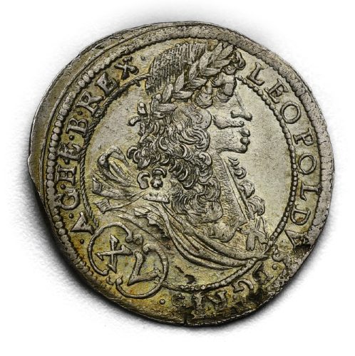 15 Krejcar Leopold I. 1694 Svatý Vít