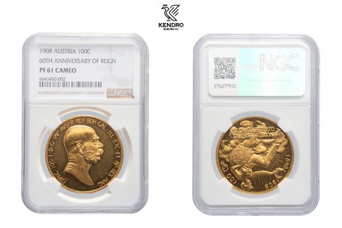 100 Corona 1908. 60th anniversary of reign. Vienna. Rare! 100 Corona 1908. 60th anniversary of reign. Vienna. Rare!