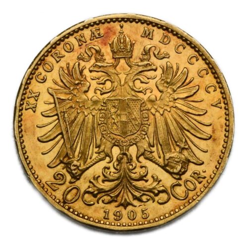 20 Koruna František Josef I. 1905 bz