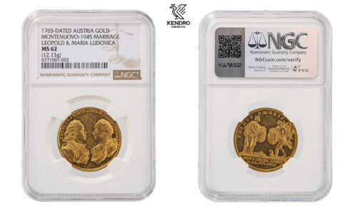 Gold medal 1765 (3 1/2 Ducat). Wedding of Leopold and Maria Ludovica. Very rare!! Gold medal 1765 (3 1/2 Ducat). Wedding of Leopold and Maria Ludovica. Very rare!!