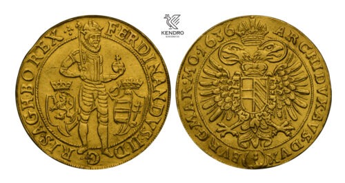 10 Ducats 1636. Prague. Very Rare!