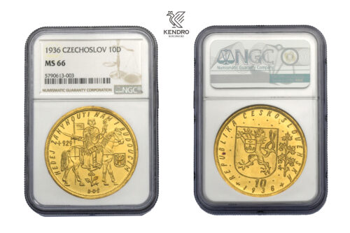 10 Ducat 1936. Kremnitz. Rare!