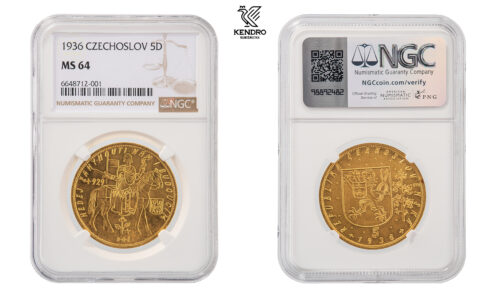 5 Ducat 1936. Kremnitz. Rare!