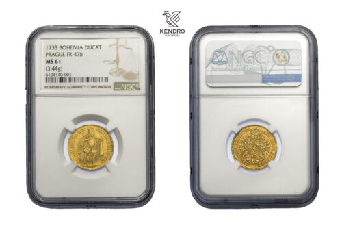 Ducat 1733. Prague. Extremely Rare!!!