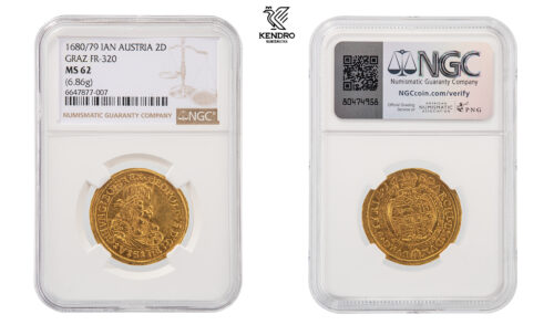 2 Ducats 1680. Graz. Very rare!!