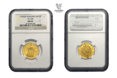 Ducat 1743. Kremnitz. Rare!