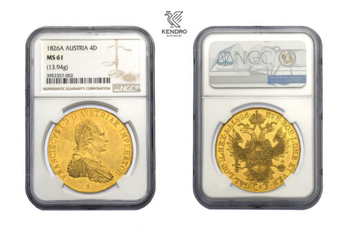 4 Ducats 1826 Vienna. Very rare!