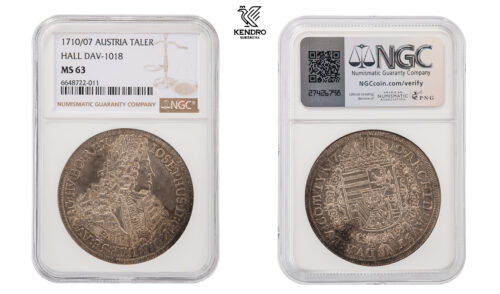 Thaler 1710. Hall. Rare in this condition!