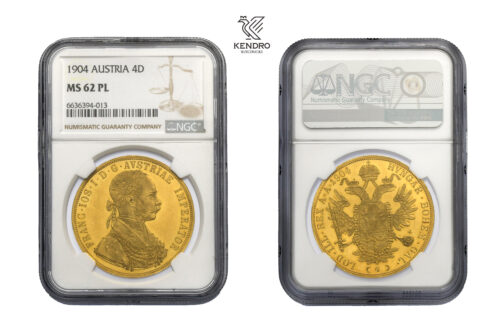 4 Ducats 1904. Vienna.