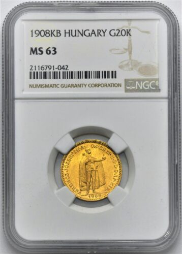 20 Koruna František Josef I. 1908 KB
